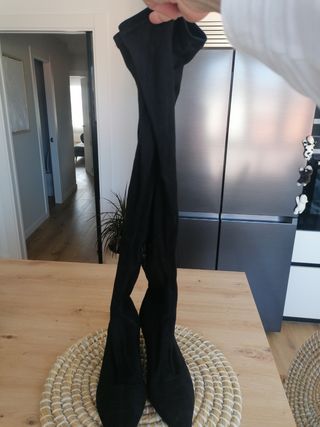 Botas altas ante negras número 41 Zara 