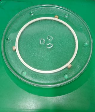 Plato de cristal microondas 