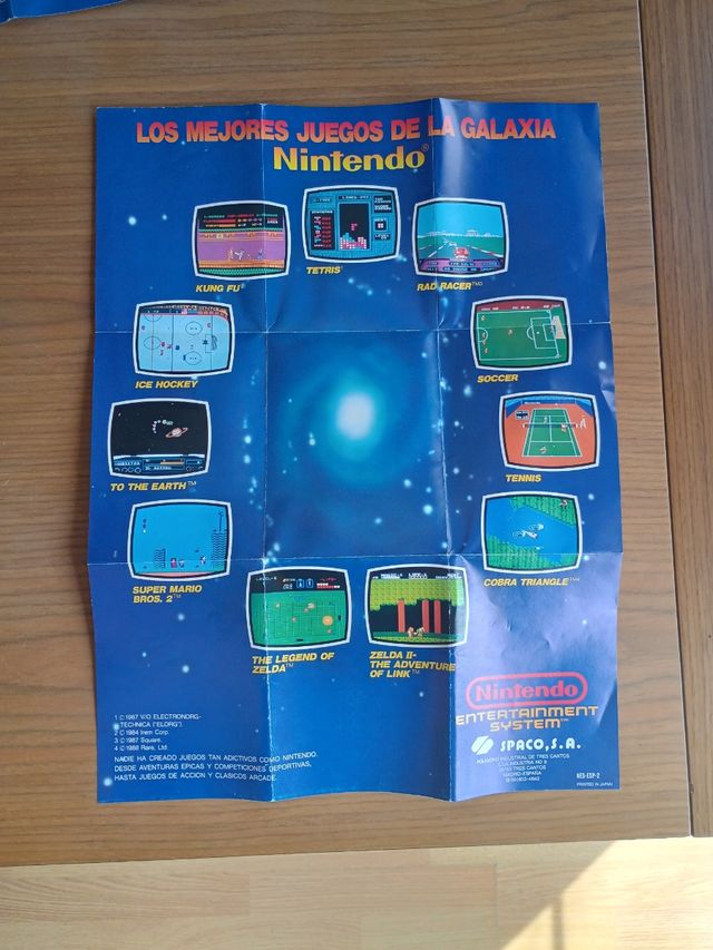 Catálogo Nintendo de videojuegos Nes