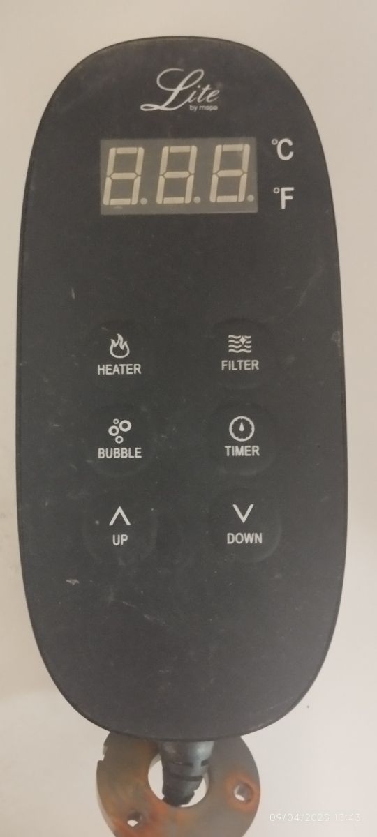 Panel control Jacuzzi hinchable