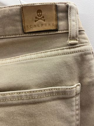 Pantalón Scalpers hombre beige Talla 40