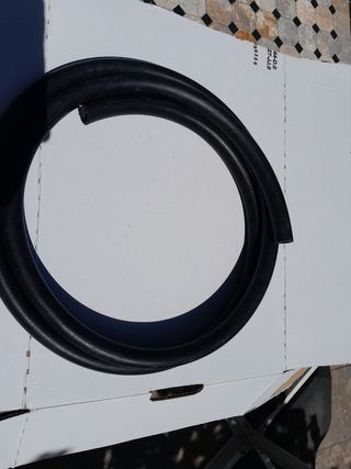 Tubería goma