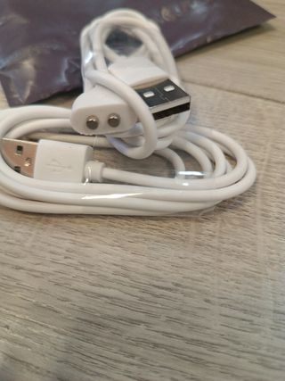 2 cables de carga USB DC magnéticos, 1 m paso 5mm