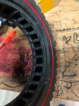 Rueda cubierta maciza patin electrico