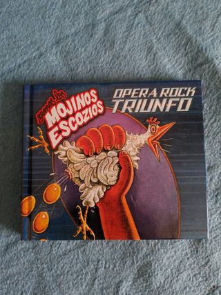 Libro CD Mojinos Escozios Opera Rock Triunfo