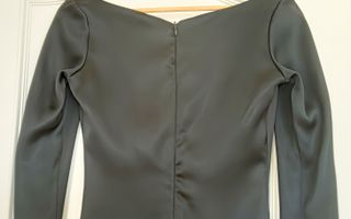 Vestido noche Jocomomola by Sybilla satén negro