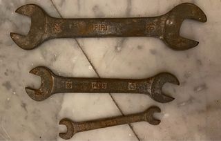 Chiavi inglesi fiat vintage 3 pezzi
