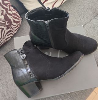 Botines negros mujer 38