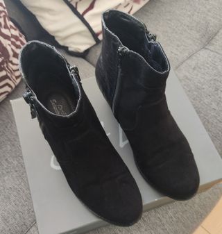 Botines negros mujer 38