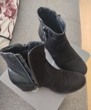 Botines negros mujer 38