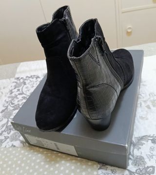 Botines negros mujer 38