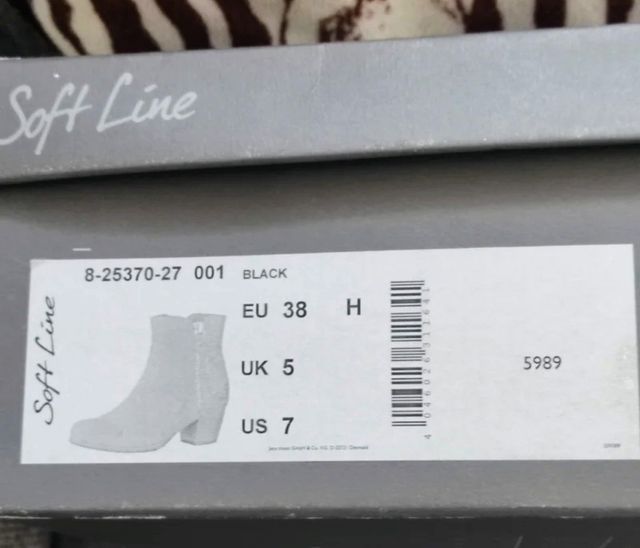 Botines negros mujer 38