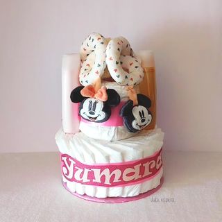 Tarta de pañales Disney
