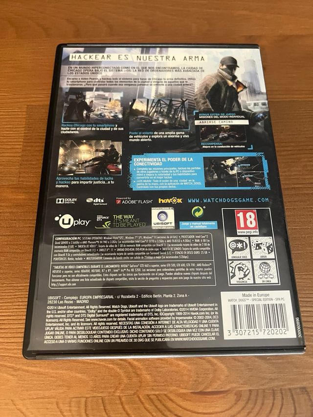 WATCH DOGS PC