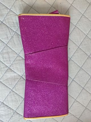 Cartera fiesta purpurina Violeta 