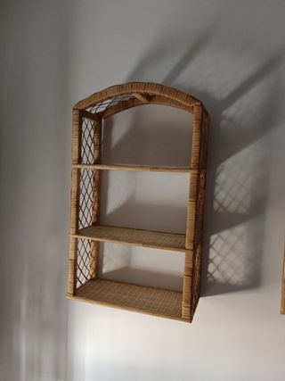 Estantería mimbre