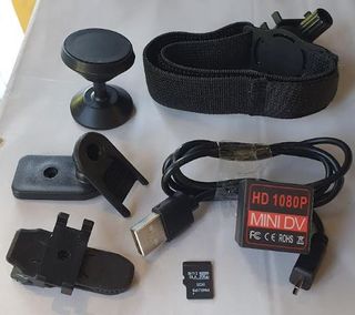 CAMARA VIGILANCIA,MINI DV HD1080P, 2X2, 4ACESORIOS