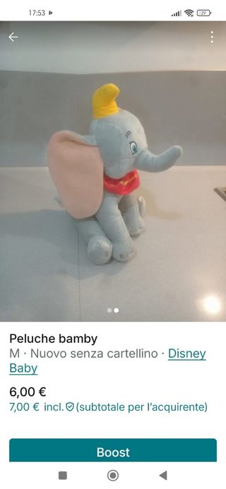 Peluche Dumbo