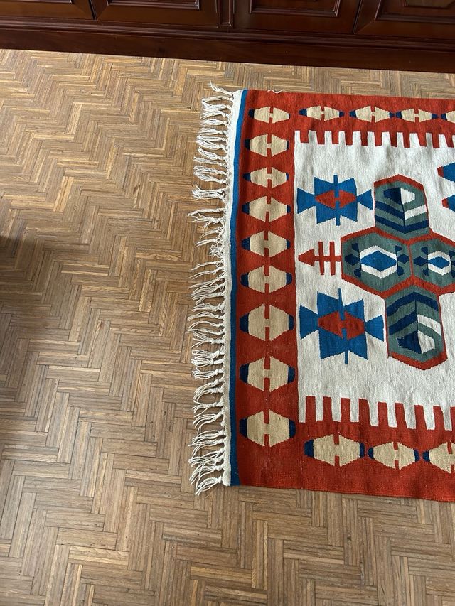 Alfombra tipo Kilim 200 X 120 cm