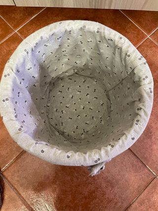 Cubo Infantil de Mimbre con tapadera