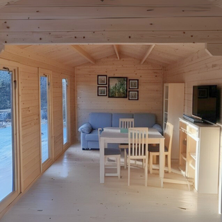 Casa prefabricada 575x300 cm, diáfana, moderna