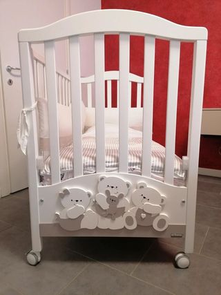 Fasciatoio/bagnetto e Lettino Erbesi Mirtillo