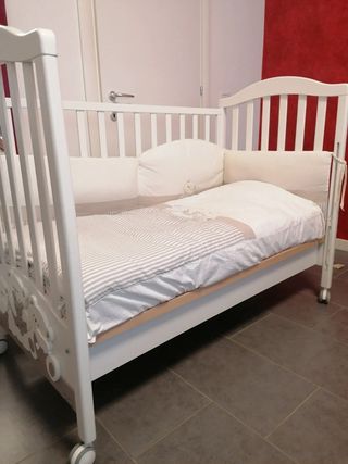 Fasciatoio/bagnetto e Lettino Erbesi Mirtillo