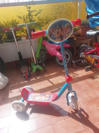 Patinete patrulla canina.
