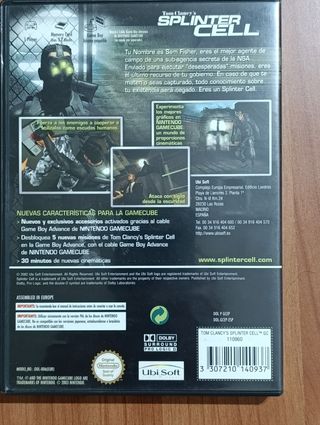 Splinter Cell para Gamecube