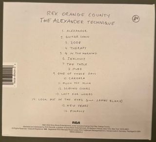 CD - Rex Orange County – The Alexander Technique