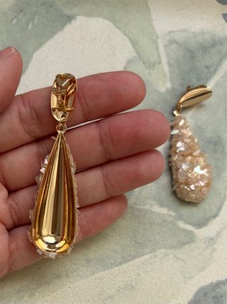 Pendientes flamenca o invitada hechos a mano