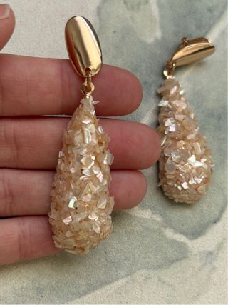 Pendientes flamenca o invitada hechos a mano