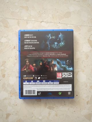 resident evil 2 ps4