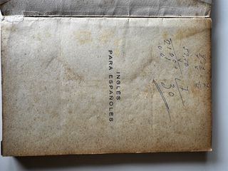 Libro  1963 Ingles para Españoles Curso Elemental