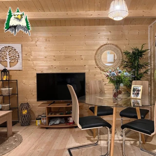 Casa prefabricada 22,5m2 con tabiques para baño