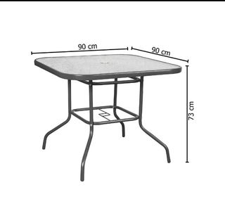 SUPER OFERTA MESA Y CUATRO SILLAS DE EXTERIOR