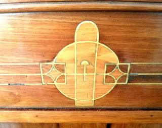 Dormitorio de caoba antiguo