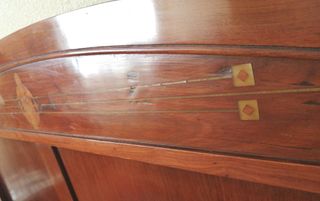 Dormitorio de caoba antiguo