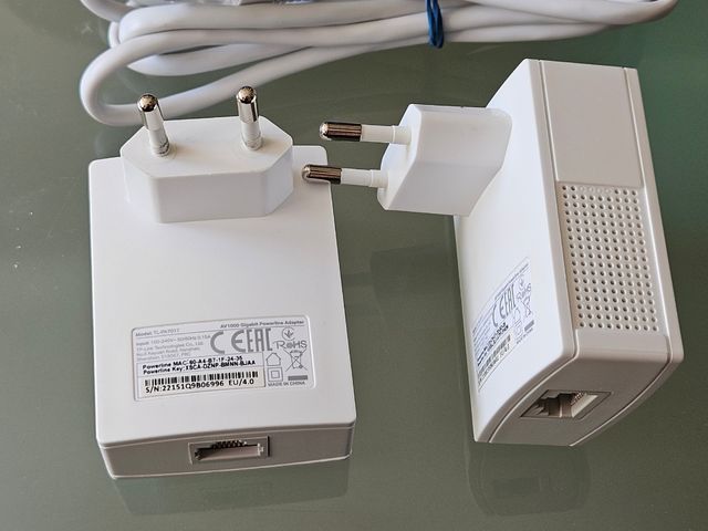 tp-link powerline starter kit AV 1000 gigabit