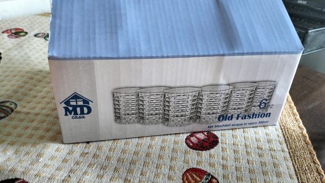 Set 6 bicchieri acqua 300ml