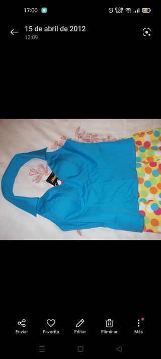 Traje flamenca dos piezas 