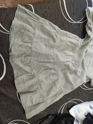 Vestido manga corta Zara