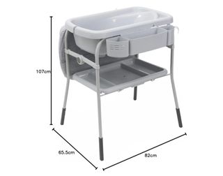 Bañera ergonomica bebé con cambiador marca CHICCO