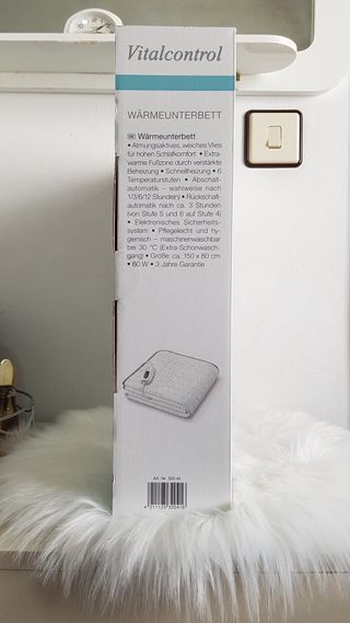 Manta eléctrica para cama