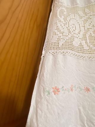 Colcha ganchillo hecha a mano