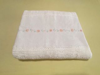 Colcha ganchillo hecha a mano