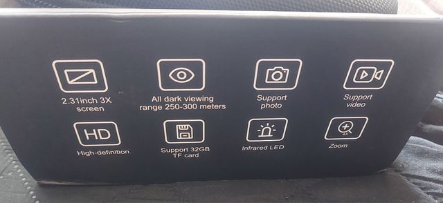 Prismáticos digitales con visión nocturna 