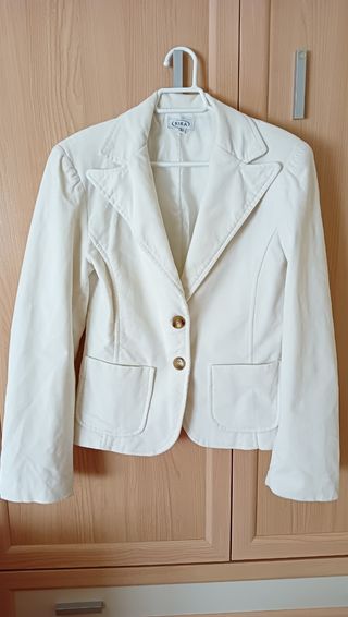 Chaqueta casual entallada mujer 