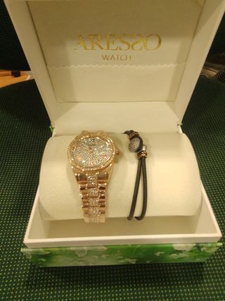 Reloj mujer muñeca y pulsera 