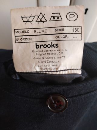 Blazer Brooks de punto 